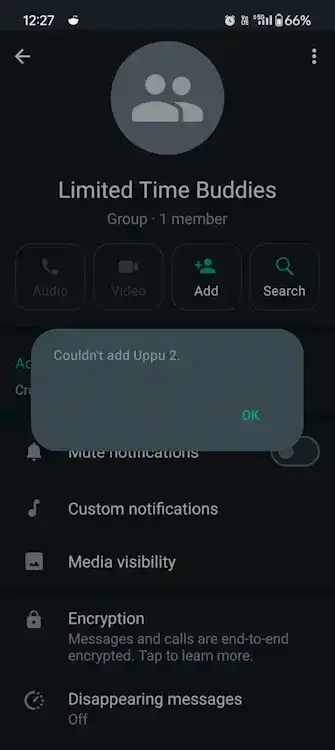 Can’t Add Them to Groups